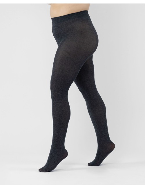 Melange Tights 90 Den - Grey