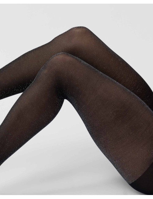 Lurex Tights 30 Den - Silver