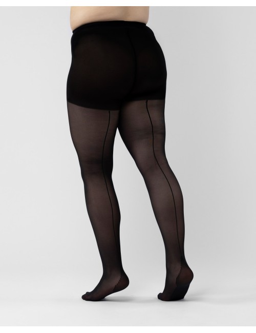 Semi opaque tights, soft microfiber, without pattern