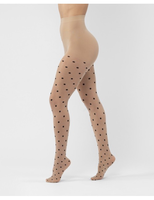 Tights 30 Den with Dots...