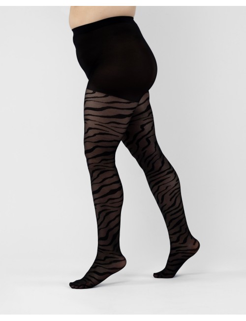 Tights 30 Den with Zebra...