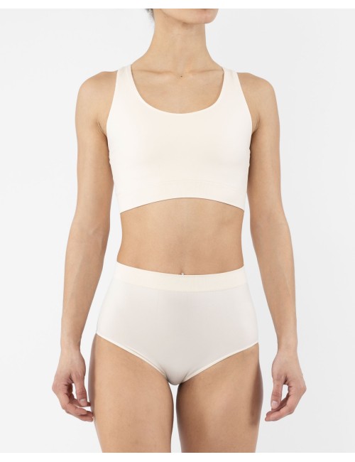 High Waist Briefs - Powder