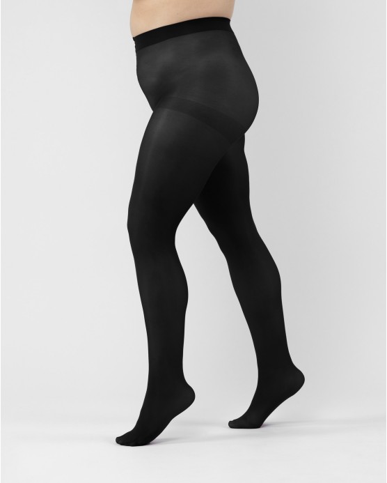 50 Denier Tights with Recycled Yarns - Black