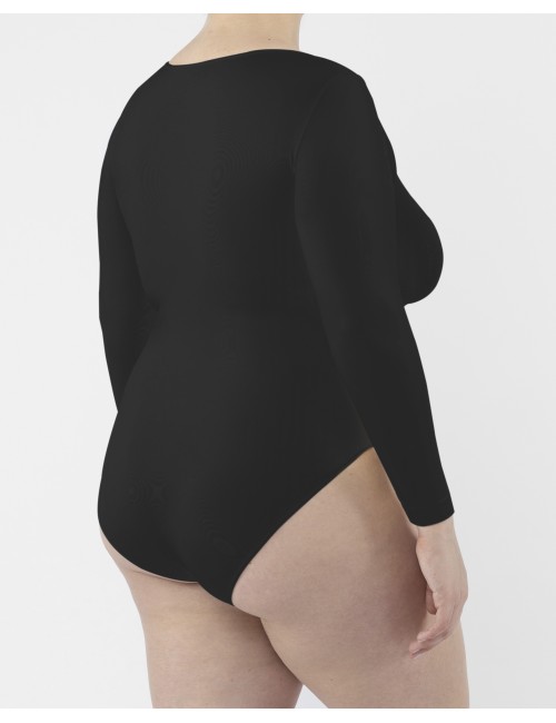 Long Sleeve Bodysuit - Black
