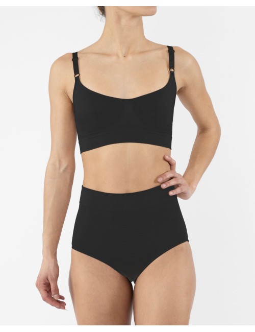 High-waist compression briefs