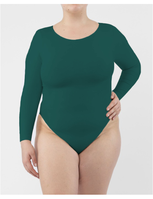 Long Sleeve Bodysuit - Petrol