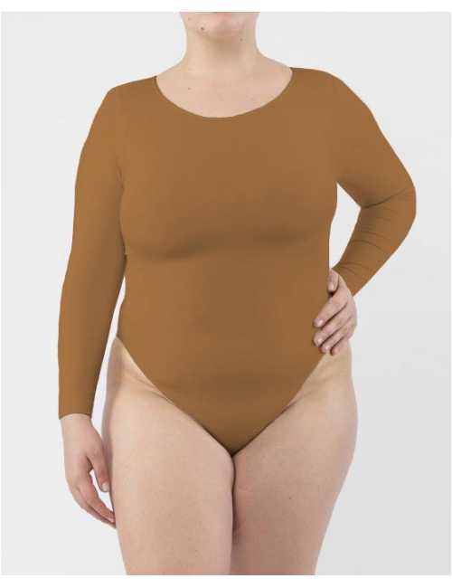 Body Manica Lunga - Camel