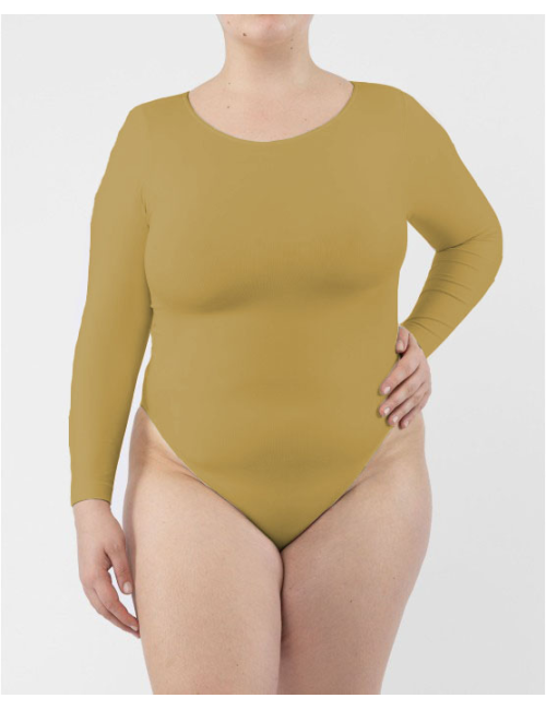 Body Manica Lunga - Ocher