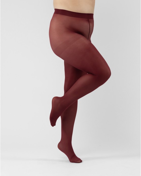 Collant 50 Denari Bordeaux